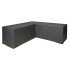 Nature Funda de muebles de jardín para sofá en forma de L 250x90x90