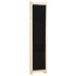 Biombo divisor 3 paneles de tela negro 120x170x4