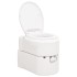 Inodoro de camping integrado HDPE y PP blanco 24+17