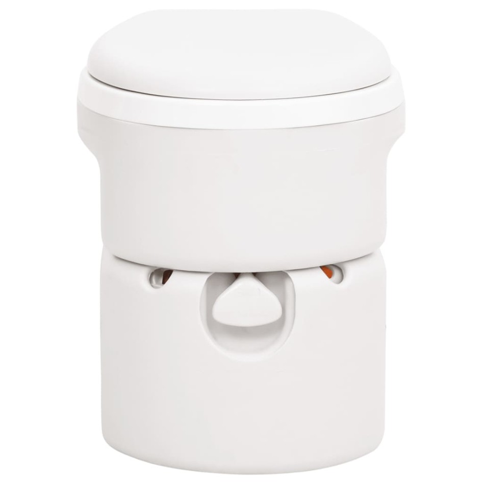 Inodoro de camping integrado HDPE y PP blanco 24+17