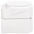 Inodoro de camping integrado HDPE y PP blanco 24+17