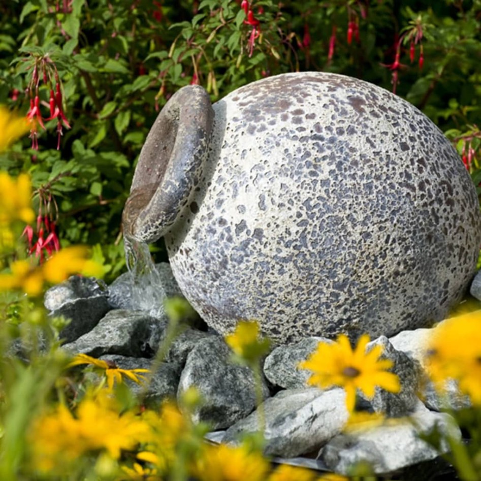 Set fuente de agua para jardín Ubbink Orange
