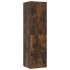 Mueble para TV de pared color roble ahumado 30,5x30x110