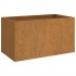 Jardinera de acero corten 62x40x39