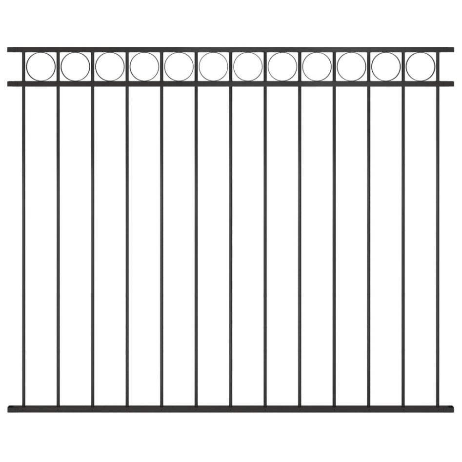 Panel de valla de acero 1,7x1,5 m