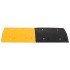 Badén de velocidad caucho amarillo y negro 97x32,5x4