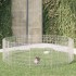 Recinto animales corral 12 paneles hierro galvanizado 54x60