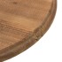 Mesa auxiliar de madera de abeto maciza marrón 40x64