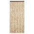 Cortina mosquitera de chenilla beige 90x200
