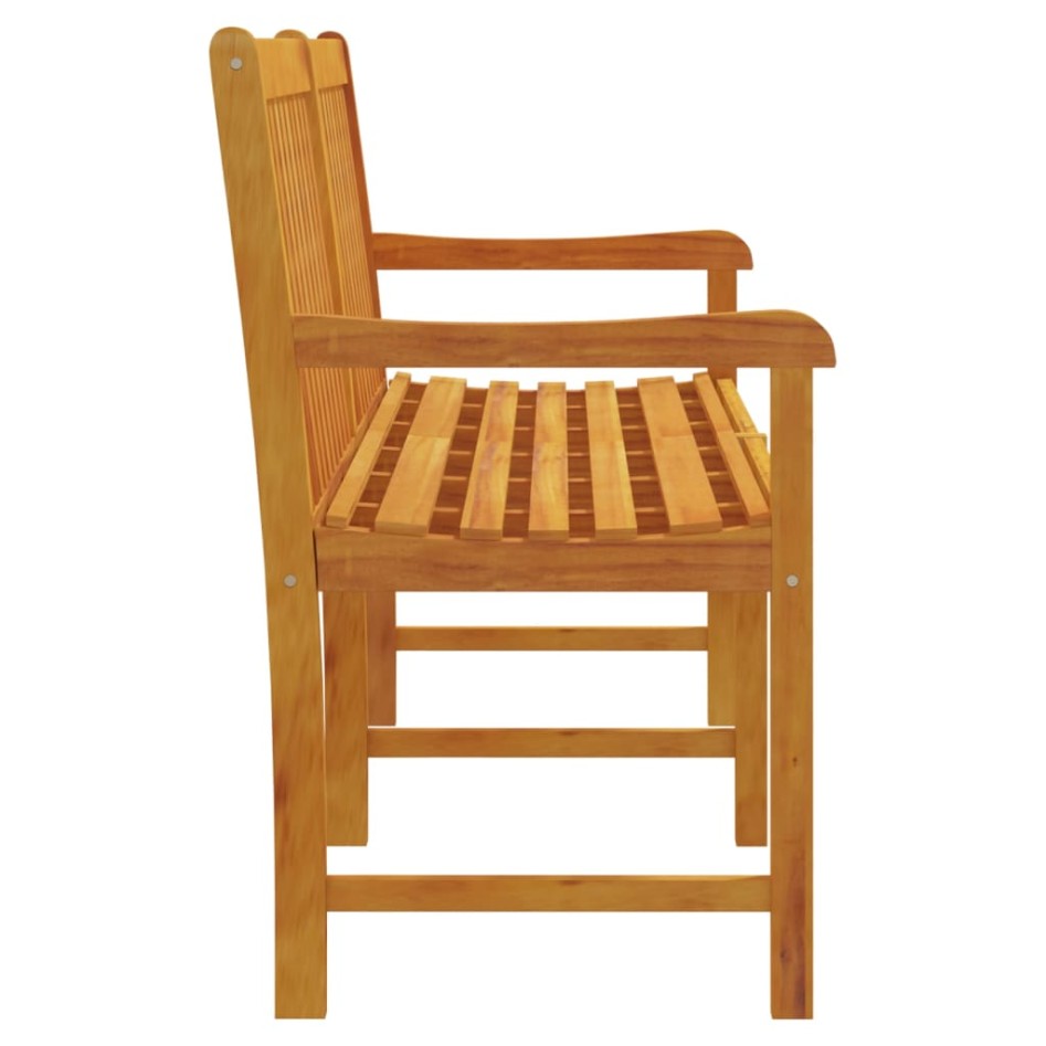 Banco de jardín de madera maciza de acacia 180