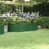 Jardinera arriate acero recubrimiento polvo verde 152x80x36