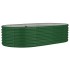 Jardinera arriate acero recubrimiento polvo verde 152x80x36
