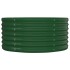 Jardinera arriate acero recubrimiento polvo verde 152x80x36