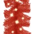 Guirnalda de Navidad con luces LED rojo 20