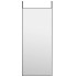 Espejo de puerta cristal y aluminio negro 40x100