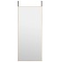 Espejo de puerta cristal y aluminio dorado 40x100