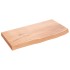 Estante pared madera roble tratada marrón claro 60x30x(2-4)