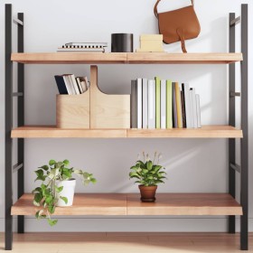 Estante pared madera roble tratada marrón claro 120x60x(2-4)