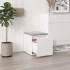 Cajón taburete madera contrachapada blanco 40,5x40x40