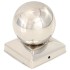 Tapas para postes 6 uds acero inoxidable globo final 91x91