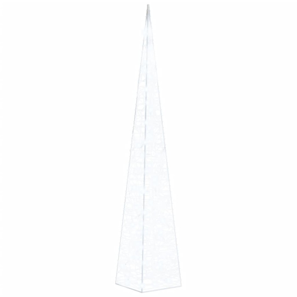 Cono de luz LED decorativo acrílico blanco frío 120