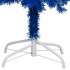 Árbol de Navidad preiluminado con luces y bolas azul 210