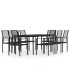 Juego de comedor de jardín 9 piezas