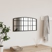 Espejo de pared arco de hierro negro 60x30 cm