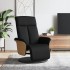 Sillón reclinable con reposapiés tela