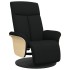 Sillón reclinable con reposapiés tela