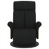 Sillón reclinable con reposapiés tela