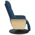 Sillón reclinable de masaje con reposapiés tela