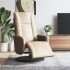 Sillón reclinable masaje reposapiés cuero sintético