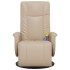 Sillón reclinable masaje reposapiés cuero sintético