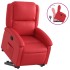Sillón reclinable elevable cuero artificial