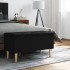 Banco con almacenaje madera de ingeniería negro 82x42x46