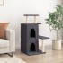 Rascador para gatos con postes de sisal gris oscuro 97