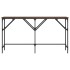 Mesa consola madera de ingeniería roble marrón 140x29x75