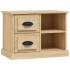 Mesita de noche color roble Sonoma 60x35,5x45