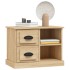 Mesita de noche color roble Sonoma 60x35,5x45