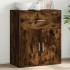 Aparador de madera de ingeniería roble ahumado 60x31x70