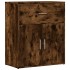 Aparador de madera de ingeniería roble ahumado 60x31x70