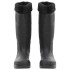 Botas de agua con calcetines extraíbles negro número 39
