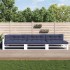 Cojines para muebles de palets 7 unidades tela azul