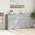 Aparador de madera de ingeniería 2 uds gris Sonoma 60x31x70