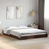 Estructura de cama sin colchón madera marrón roble 160x200