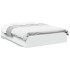 Cama con cajones madera de ingeniería blanca 140x190