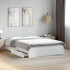 Cama con cajones madera de ingeniería blanco 120x200