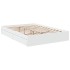 Cama con cajones madera de ingeniería blanco 120x200