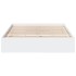 Cama con cajones madera de ingeniería blanco 120x200